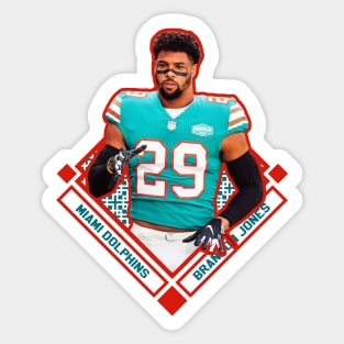 BRANDON JONES MIAMI DOLPHINS Sticker